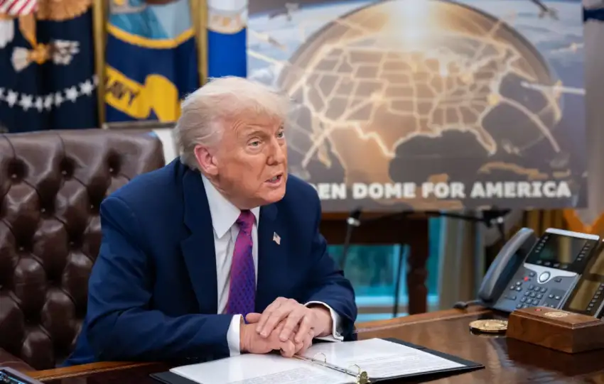 Il presidente Trump annuncia il sistema di difesa missilistico Golden Dome